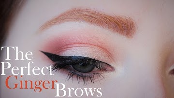 THE PERFECT GINGER BROWS!- Bleaching, Grooming and Redhead products