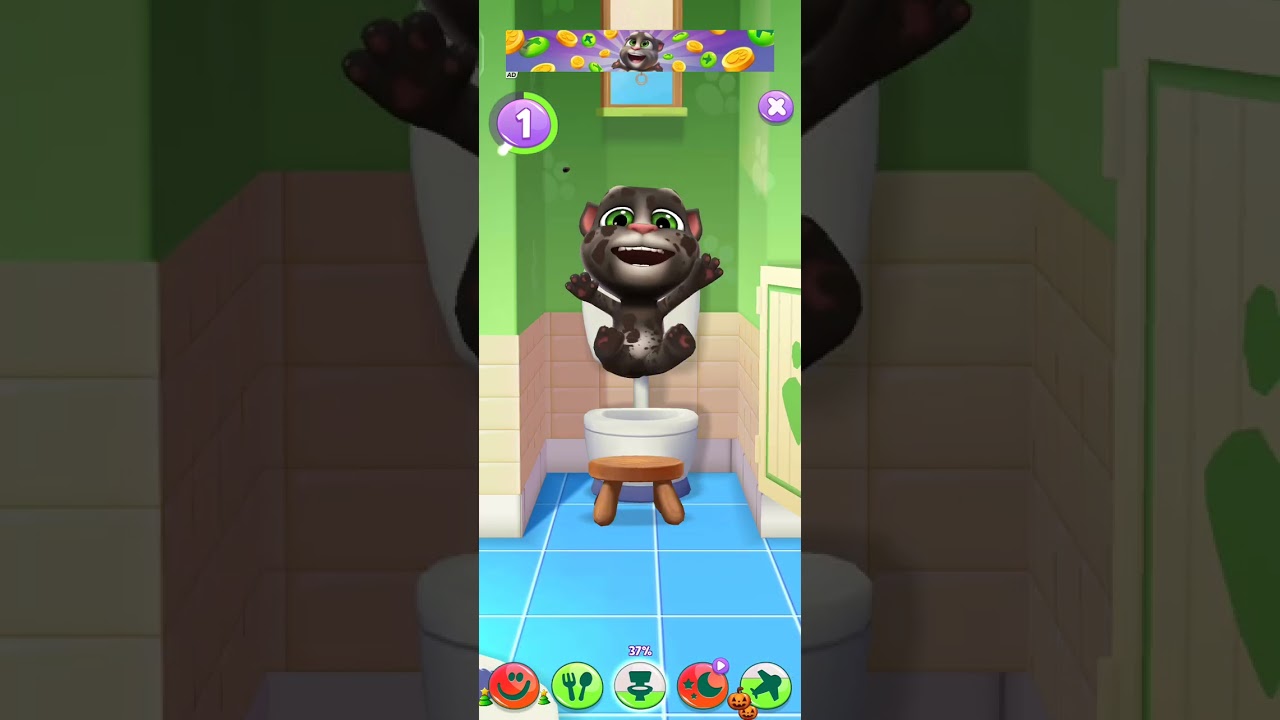 Talking Tom 2. New Android game play new version..0001..
