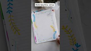 Simple Drawing Border Design for Project Front Page ✨Beautiful Drawing Ideas for Title Page