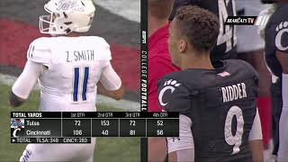 Football Highlights: Cincinnati 24, Tulsa 13 (Courtesy ESPN)