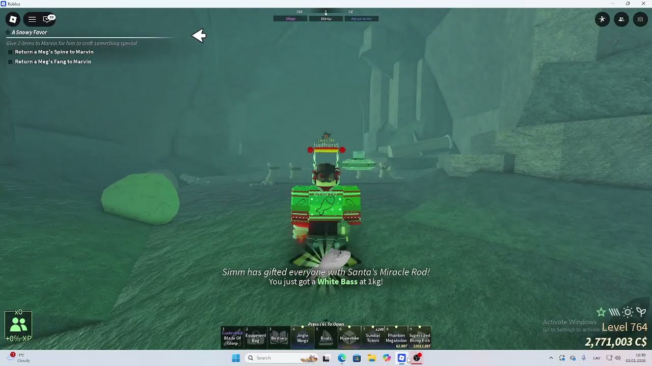 how to get the trident rod in fisch