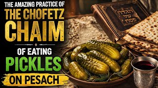 The Amazing Practice of the Chofetz Chaim To Eat Pickles on Pesach