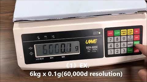 【UWE】SEK Checkweighing Scale-one touch quick access to 60,000d/30,000d/15,000d