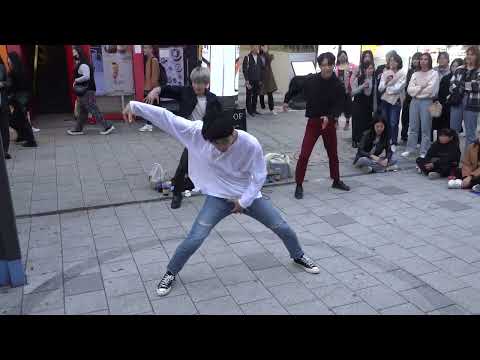 231018 kpop cover dance team ONE OF - Smoke (Dynamicduo, Lee Young Ji) Hongdae busking