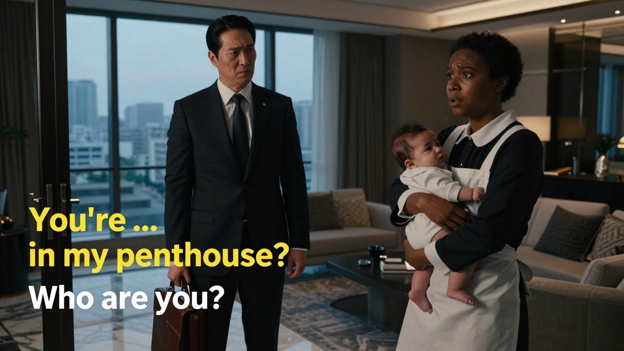 A Mafia Boss Found Black Maid Hiding in His Penthouse with a Baby…What He Did Next Shocked Everyone