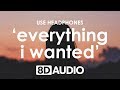 Billie Eilish - everything i wanted (8D AUDIO) 🎧