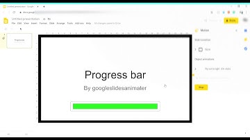 Google Slides - Progress bars
