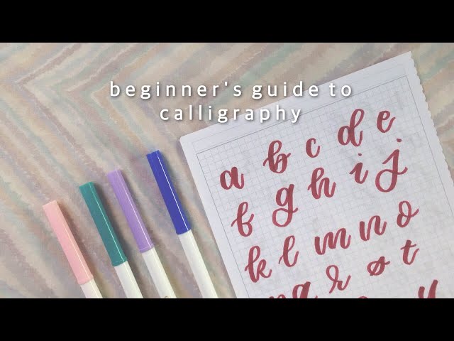 My Guide to Beginning Calligraphy Supplies — Soft Fern Studio