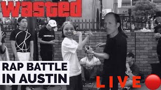 IRL RAP BATTLE IN AUSTIN 🔴LIVE🔴