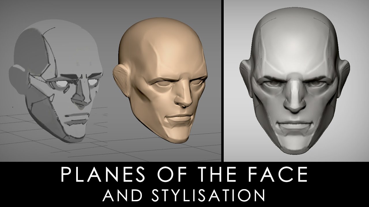planes of the face and stylisation youtube