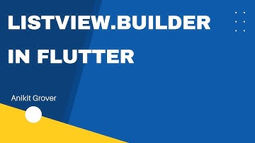 #Flutter #Dart #App     ListView.builder Widget in #Flutter - #AnikitGrover