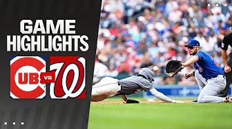Cubs vs. Nationals Game Highlights (8/31/24) | MLB Highlights thumbnail