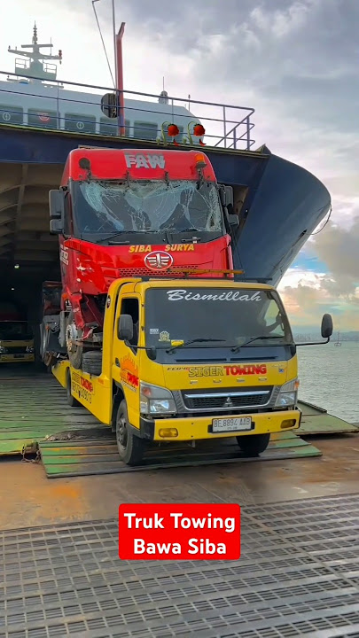 Truk Towing Bawa Siba#shorts #short #viralvideo #trending #herichannel#animasimobiltruk #tronton#bus