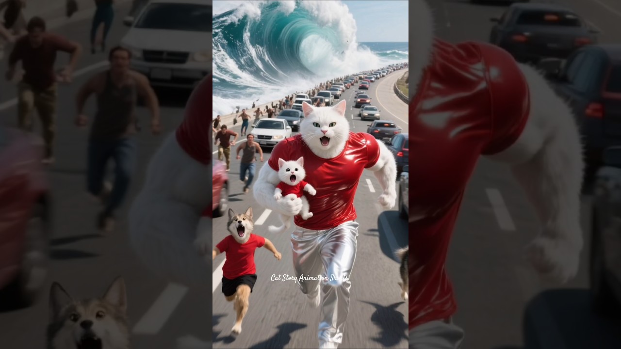 Small baby kitten lost his father | cat emotional story 