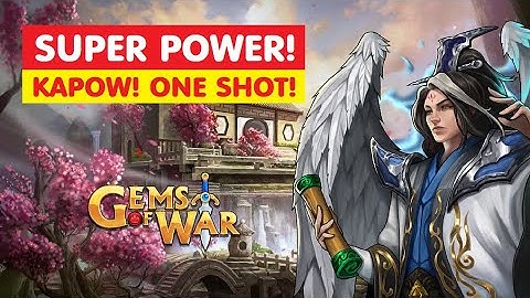 Gems of War Monk Class Trial! One Shot Best Team and Guide?