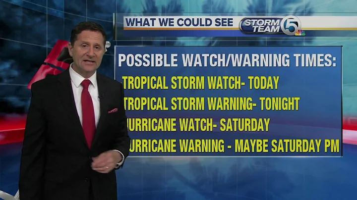 5 A.M. UPDATE: Hurricane Dorian expected to become a Cat. 3 later today