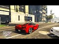 Grand Theft Auto V. Me encuentro un Grotti Rojo por la calle