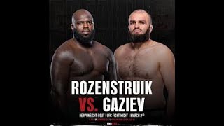 UFC Fight Night bet - Jairzinho Rozenstruik vs Shamil Gaziev