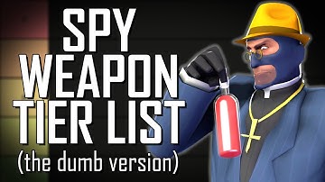 TF2 Spy Weapons Tier List BUT based on how much I like them