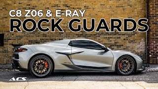 C8 Corvette Z06 & ERay Rock Guard Install | 504152 & 504154 | ACS Composite