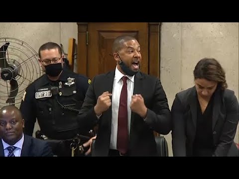 Jussie Smollett has courtroom outburst after judge sentences him to jail | ABC7