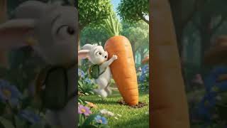 Bella and the Giant Carrot! 🐰🥕😂 | A Funny Surprise! #shorts