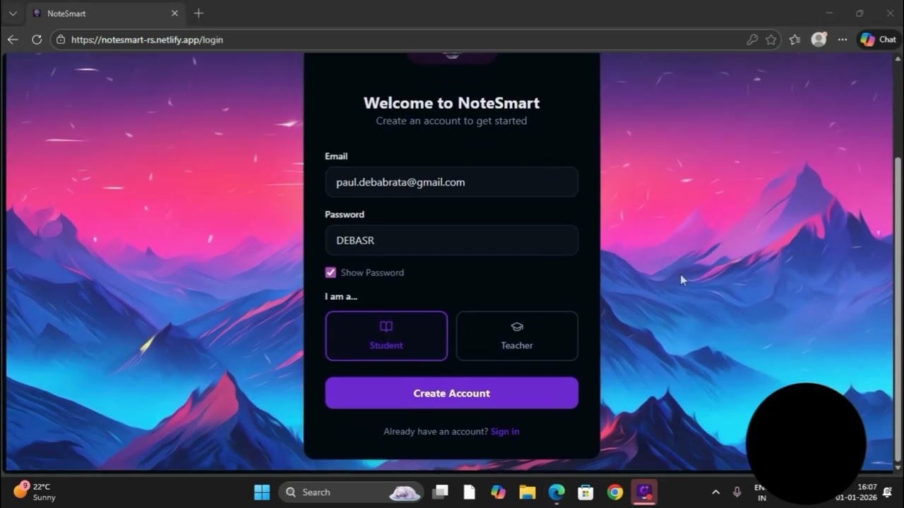 NoteSmart  | One Platform for Notes, Doubts & Smart Learning with Gemini AI