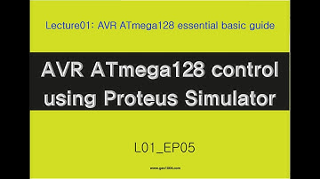 L01_EP05 LED, Button, LCD, Buzzer, DC Motor, ADC, RS232 Control using Proteus
