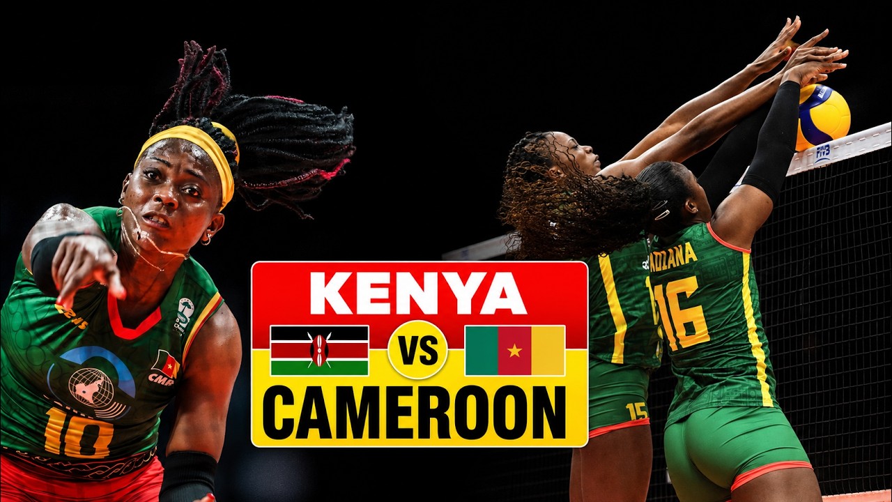 🔴LIVE: KENYA(KEN) VS CAMEROON (CMR) AFRICA NATIONS WOMEN VOLLEYBALL CHAMPIONSHIP SEMIFINALS 2026