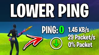 How To LOWER PING In Fortnite (0 Ping Guide)