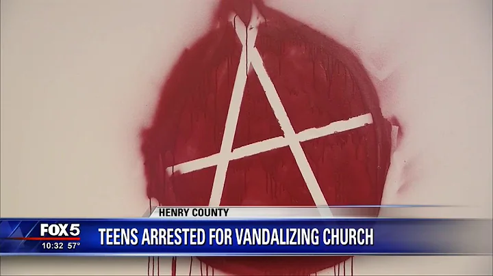 Teens arrested for vandalizing church