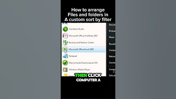How to Arrange Files and Folders with a Custom Sort Filter | Easy Guide