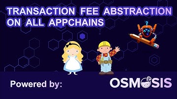 Transaction Fee Abstraction On All AppChains | Osmocon 2022