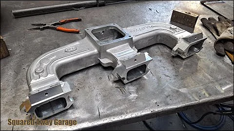 Dividing the Siamese Intake Ports in a factory GM 250/292 Head. 9 to 12 Port mod. EP.20 #Inliner