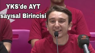 YKS'de AYT sayısal Türkiye Birincisi Namık Emre Acar / Konya