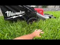 Before you buy the milwaukee battery mower this mower was gifted to test out