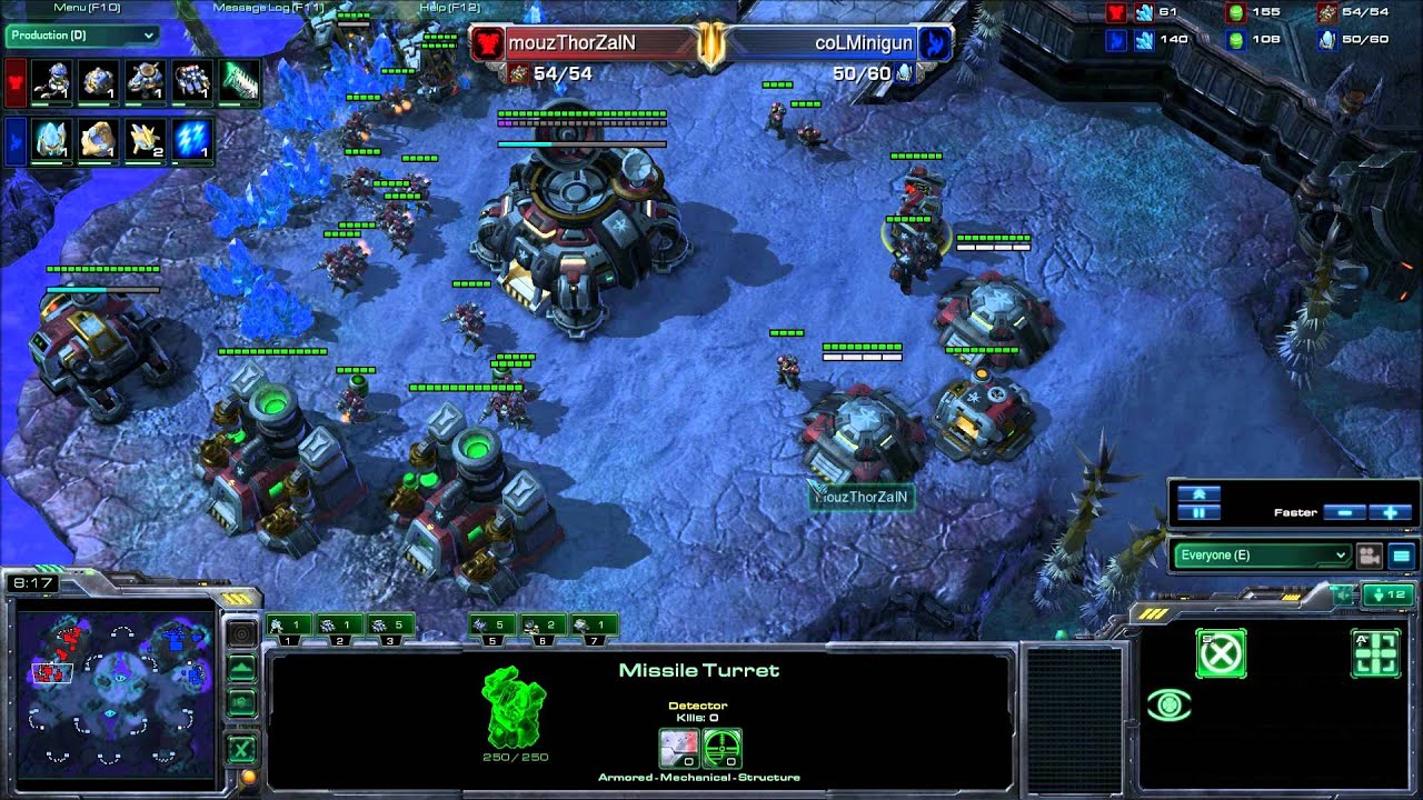 coLMinigun vs mouzThorZaiN