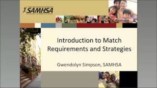 Match Requirements and Strategies for System of Care Grants