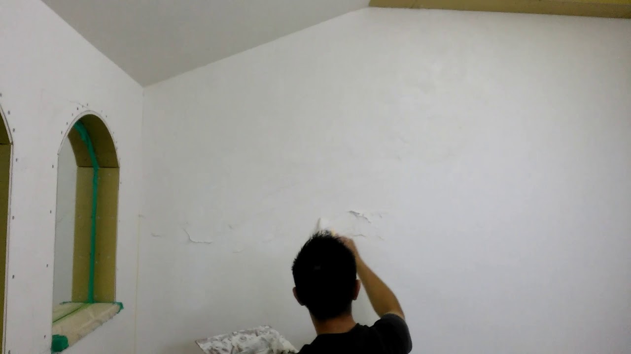 クロスの上から漆喰を塗るdiy Youtube