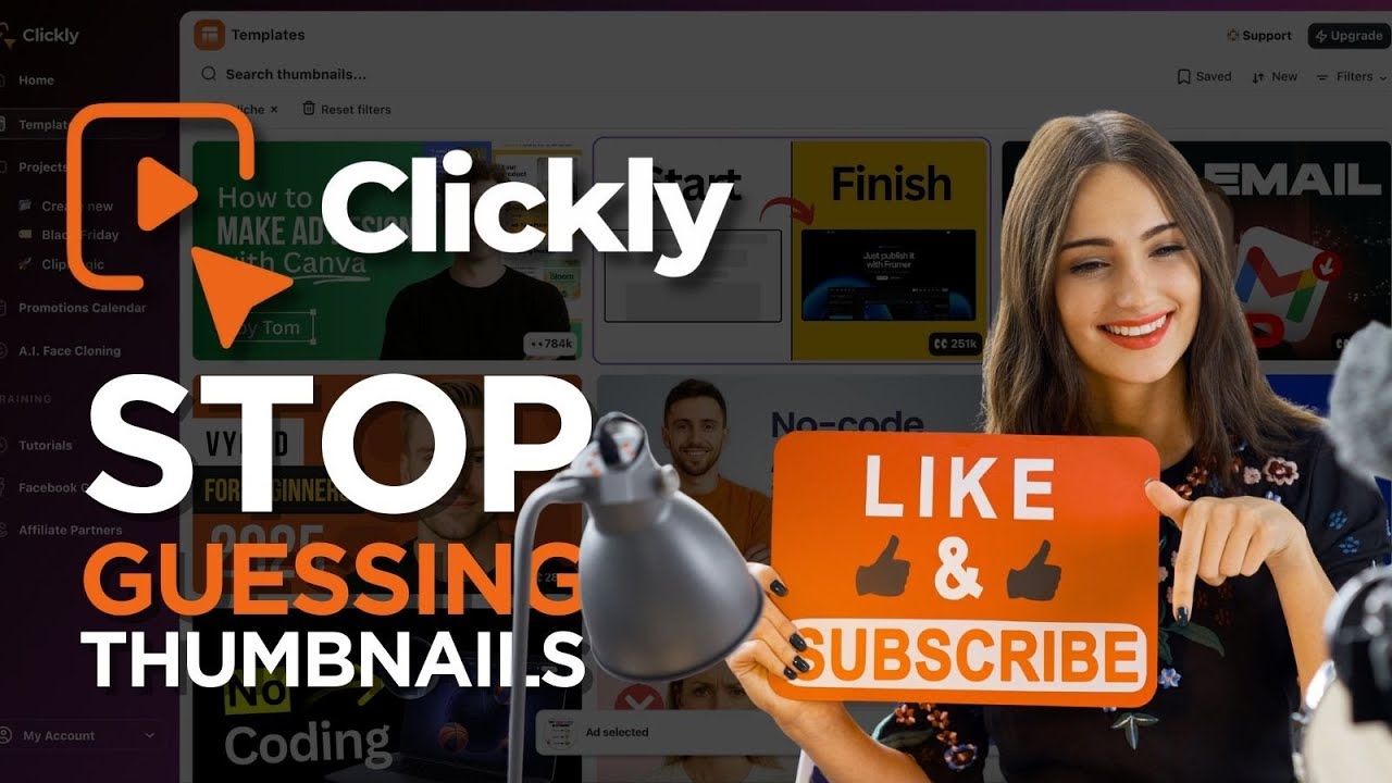 Clickly™ Walkthrough for Beginners (No Design Skills Needed)