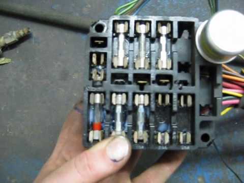 Camaro Update 7/25/10 - Wiring up the Car - YouTube 1967 chevelle malibu hot radio fuse box 