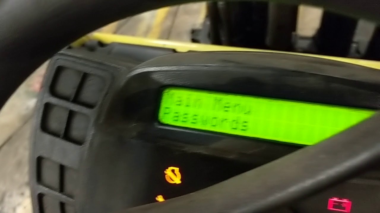 Adjusting The Speed On A Hyster/Yale