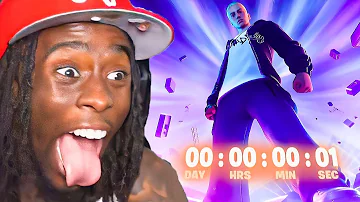 Kai Cenat Reacts To Chapter 5 Fortnite Event!