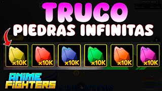 🚨TRUCO DE PIEDRAS INFINITAS EN ANIME FIGHTERS ROBLOX