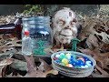 Treasure Hunting - Marx Toys - Marbles - CREEPY FIND - Bottle Digging