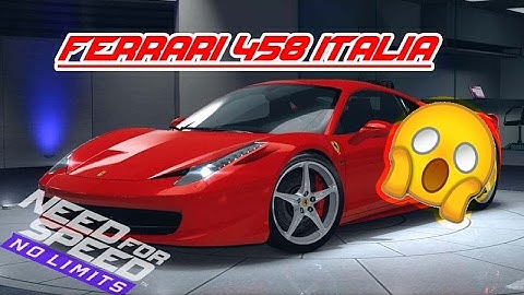 NFSNL Ferrari 458 Italia GAMEPLAY iOS Android Open & Unlocked Car Series Batlle Italia