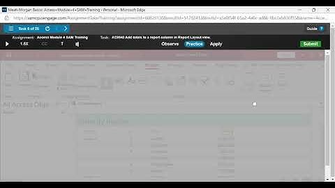 MindTap - Cengage Access how to add totals to a report column in Report Layout view
