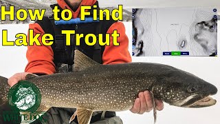 How To Find Lake Trout - Ice Fishing - How to Read Topo Maps - Navionics App