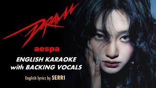 aespa - DRAMA - ENGLISH KARAOKE with BACKING VOCALS Resimi