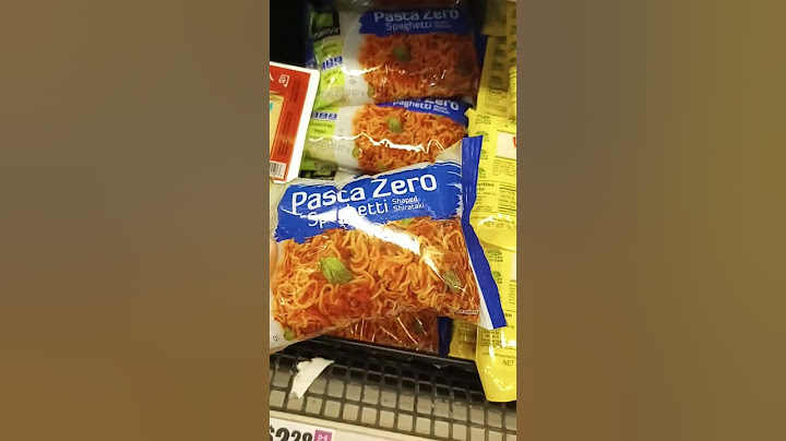 Opciones de "pasta" sin carbohidratos. Búscalos como Shirataki Noodles.
